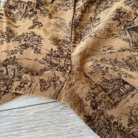 Jones New York Sport Vintage  Countryside Pattern Stretch Trouser Pants - Picture 8 of 13